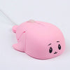 Ratón con cable de dibujos animados lindo para niña, oficina, hogar, portátil, ratón (rosa)