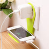 5 unids creativo plástico plástico teléfono móvil cargar soporte portátil teléfono móvil carga carga, entrega aleatorio de color