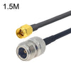 Cable adaptador coaxial SMA macho a N hembra RG58, longitud del cable: 1,5 m