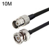 Cable adaptador coaxial BNC hembra a BNC macho RG58, longitud del cable: 10 m