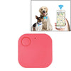 Portátil Mini Cuadrado Dispositivo Anti Perdido Smart Bluetooth Control Remoto Antirrobo Llavero Alarma (Rosa)