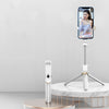 XT06 Live Beauty Bluetooth Tripod Selfie Stick (blanco)