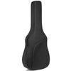 Bolsa de almacenamiento de guitarra gruesa de tela Oxford impermeable, tamaño: 36-38 pulgadas (negro)