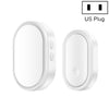 Cacazi A99 Home Smart Control Remoto Timbre Pager Anciano, Estilo: Tapón de los Estados Unidos (blanco)