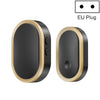 Cacazi A99 Home Smart Control Remoto Timbre Pager Anciano, Estilo: Enchufe de la UE (oro negro)