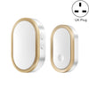 Cacazi A99 Home Smart Control Remoto Timbre Pager Anciano, Estilo: enchufe del Reino Unido (Dorado)