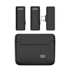 S13 Micrófono dual Interfaz USB-C/Tipo-C Micrófono inalámbrico Lavalier con cancelación de ruido con estuche de carga