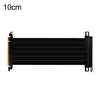 Cable adaptador de cable de extensión de tarjeta gráfica PCI-E 3.0 16X de 180 grados, longitud: 10 cm