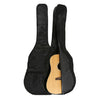 Bolsa de tela Oxford de una sola capa impermeable para guitarra de 30 pulgadas (negro)