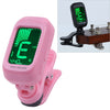 Afinador electrónico de cejilla de guitarra Little Angel WST-2058B, tamaño: 5 × 3,7 × 2,7 cm (rosa)