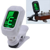 Afinador electrónico de cejilla de guitarra Little Angel WST-2058B, tamaño: 5 × 3,7 × 2,7 cm (blanco)