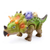 Simulación Sonido luminoso Eléctrico Universal Dinosaurio Modelo Toy Boy Gift (Triceratops (Rondom Colors))