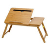Nanzhu mesa plegable para computadora, cama, ranura para tarjeta, mesa para computadora portátil, escritorio simple para computadora, tamaño: mediano 54 cm
