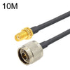 Cable adaptador coaxial SMA hembra a N macho RG58, longitud del cable: 10 m