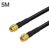 Cable adaptador coaxial RP-SMA macho a RP-SMA macho RG58, longitud del cable: 5 m