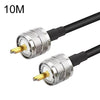 Cable adaptador coaxial UHF macho a UHF macho RG58, longitud del cable: 10 m