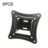 Soporte universal para monitor de TV de 5 piezas Mini soporte de suspensión de pantalla vertical simple (negro)