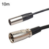 Cable de equilibrio Xlrmini Caron macho a mini macho para tarjeta de sonido de 48 V, cable de audio para micrófono, longitud: 10 m
