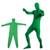 Foto del cuerpo del cuerpo del cuerpo traje de la pantalla de la llave de la llave del video croma, Tamaño: 180 cm (una sola pieza verde)