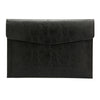 Estuche de manga de patrón de lichi de cuero PU para una computadora portátil de 14 pulgadas, estilo: bolso individual (negro