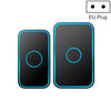 Cacazi A78 Timbre inalámbrico de larga distancia Inteligente Control remoto Timbre electrónico, Estilo: Enchufe de la UE (elegante negro)
