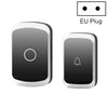 CACAZI A20 Timbre inalámbrico para el hogar inteligente Timbre con control remoto de música digital, estilo: enchufe de la UE (negro)