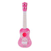 Pequeño conejo rosa, instrumento musical de simulación, Mini ukelele reproducible de cuatro cuerdas, juguete musical de educación para la primera infancia
