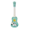 Cebra azul claro, pequeño instrumento musical de simulación, Mini Ukelele reproducible de cuatro cuerdas, juguete musical educativo para la primera infancia