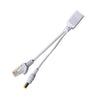 15 PCS PoE Split Split Line Network Power Splitter RJ45 Puerto de red Fuente de alimentación (blanco)