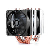 Computadora de escritorio 6 Tubo de cobre CPU Radiador Súper silencioso Sin luz Ventilador doble de 3 pines