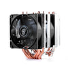 Computadora de escritorio 6 Tubo de cobre CPU Radiador Súper silencioso PWM Ventilador doble