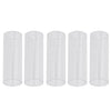 5 piezas de acrílico para guitarra Slide Tube Folk Slide Block, tamaño: 60 mm (transparente)