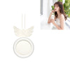 Ventilador de carga USB Sin escobillas Cuello colgante Mini Sling Ventilador perezoso (Blanco)
