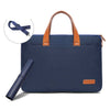 Para MacBook 15.6-16.1 Pulgadas MAHOO 10188 Bolsa de computadora de mano ultrafina Bolsa de mensajero para computadora portátil, Color: Azul oscuro + Alfombrilla de ratón negra