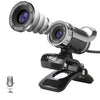 HXSJ A859 480P Computer Network Course Camera Video Cámara USB Micrófono de absorción de sonido incorporado (Sin función de cámara Plata)