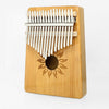 Piano de tono portátil Kalimba de 17 tonos, estilo: NAN BAMBOO-SOL DIOS