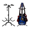 Trípode Soporte de guitarra de ajuste de altura de tres cabezales
