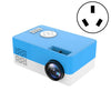 Proyector LED portátil S261 / J16 Home Mini HD 1080P, compatible con tarjeta TF / disco AV / U, especificación de enchufe: enchufe AU (azul blanco)