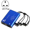 Para DJI Phantom 4 Pro Advanced+ Charger 4 en 1 Hub Cargador de controlador de batería inteligente, Tipo de enchufe: enchufe de Reino Unido