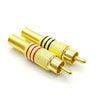 30 PCS / 15 pares RCA Lotus Head AV Audio y vídeo Plug Plum Blossom Plug Lotus Head RCA Head (Entrega aleatoria de colores)