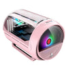 GAMEKM Genki Bomb Personality Gaming Internet Cafe Side Through Gaming Case USB 3.0 Carcasa de computadora de escritorio refrigerada por agua
