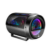 GAMEKM Genki Bomb Personality Gaming Internet Cafe Side Through Gaming Case USB 3.0 Carcasa de computadora de escritorio refrigerada por agua (negro)