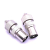 50 PCS Metal Antena TV Enchufe Video Radio Frecuencia Cable Enchufe RF Cabeza masculina
