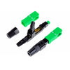 Conector rápido de fibra óptica monomodo FTTH SC APC de 10 piezas (verde)