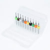 10 piezas 0,3mm a 1,2mm PCB mini broca de carburo de acero de tungsteno para placa de circuito de impresión máquina de brocas cnc