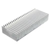Refrigeración por disipador de calor de aluminio para memoria de potencia de transistor LED de chip IC, tamaño: 150x60x25mm
