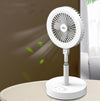 Lámpara de ventilador para el hogar Soporte de luz de relleno recargable multifunción de escritorio de piso telescópico