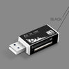 Lector de tarjetas SD multi en 1 para Memory Stick Pro Duo Micro SD, TF, M2, MMC, SDHC MS Card (negro)