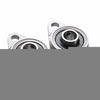 2 PCS Diamond KFL-08 000001 Carcasa de rodamiento Carcasa de rodamiento en miniatura de aleación de zinc Accesorios de impresora 3D Universal, Tamaño: KFL08 (diámetro interior 8)