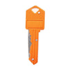 Llavero Pelador de cuchillo plegable portátil Mini cuchillo de autodefensa en forma de llave para acampar
